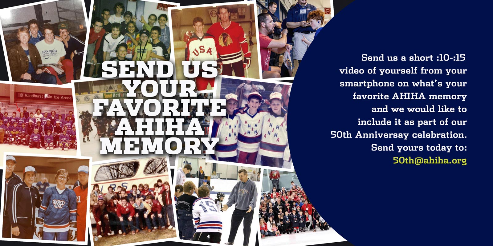 Send us a short video of yourself on what's your favorite AHIHA memory.